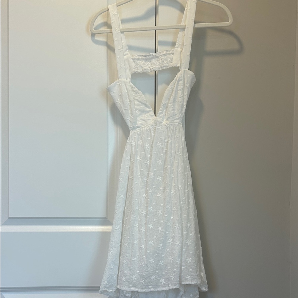 Princess Polly White Floral Mini Dress